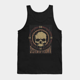 System of a Down Vintage Skull Tank Top